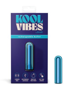 Blush Kool Vibes Mini Rechargeable Bullet – Blueberry by Kool Vibes product image