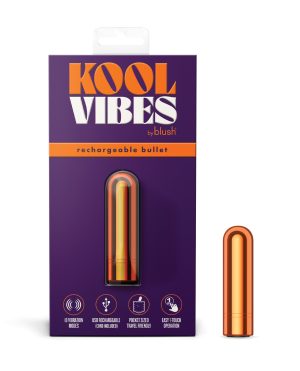Blush Kool Vibes Mini Rechargeable Bullet – Tangerine by Kool Vibes product image