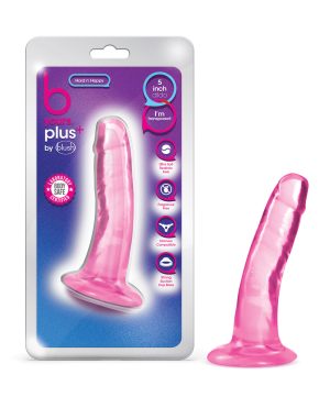 Blush B Yours Plus 5″ Hard n’ Happy Dildo – Pink by B Yours Plus product image