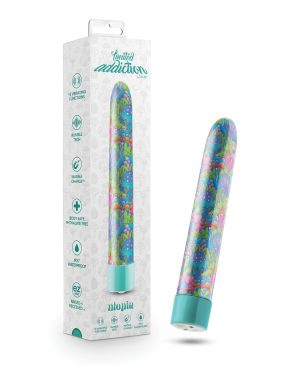 Blush Limited Addiction Utopia 7″ Rechargeable Vibe – Aqua by Limited Addiction product image