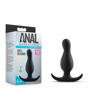 Blush Anal Adventures Curve Plug – Black by Anal Adventures product image