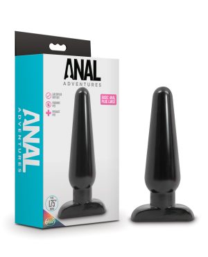 Blush Anal Adventures Basic Anal Plug – Large Black by Anal Adventures product image