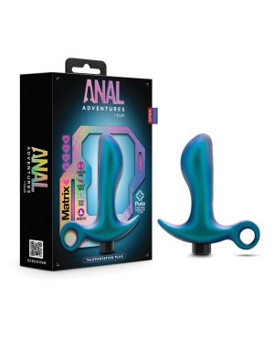Blush Anal Adventures Matrix Teleportation Plug – Lunar Blue by Anal Adventures product image