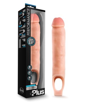 Blush Performance Plus 11.5″ Silicone Cock Sheath Penis Extender – Flesh by Performance Plus product image