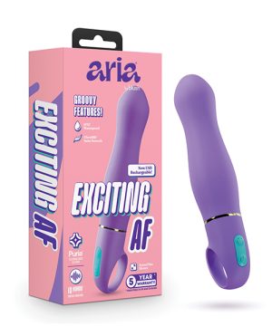 Aria – Exciting AF 2.0 – Rechargeable Vibe – Indigo by Aria product image