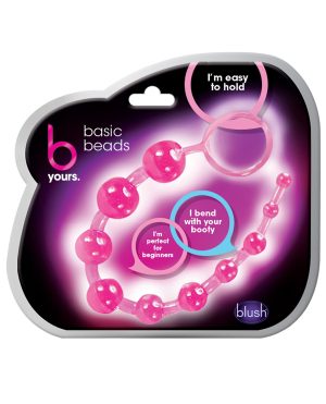Blush B Yours Basic Anal Beads – Pink by B Yours product image