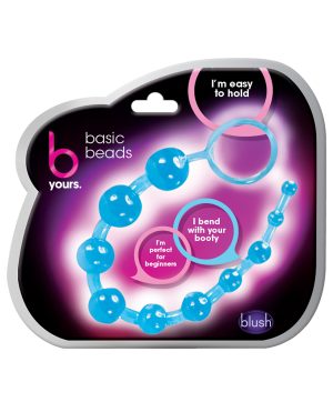 Blush B Yours Basic Anal Beads – Blue by B Yours product image