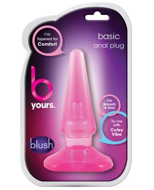 Blush B Yours Basic Anal Plug – Pink by B Yours product image