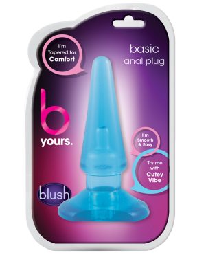 Blush B Yours Basic Anal Plug – Blue by B Yours product image