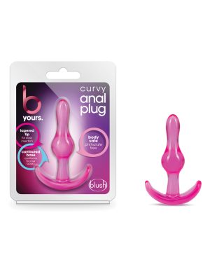 Blush B Yours Curvy Anal Plug – Pink by B Yours product image