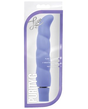 Blush Luxe Purity G Silicone Vibrator – Periwinkle by Luxe product image