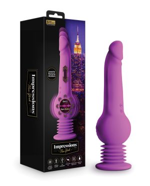 Blush Impressions New York Gyro Quake Dildo – Purple by Impressions product image