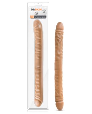 Blush Dr. Skin 18″ Double Dildo – Mocha by Dr. Skin product image