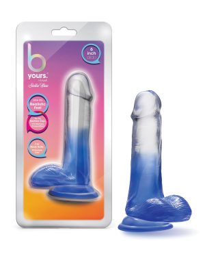 Blush B Yours 6″ Stella Blue Dildo – Blue by B Yours product image