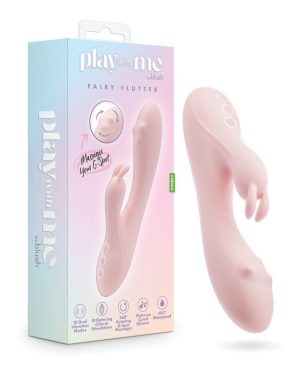 Blush Play With Me Fairy Flutter Rabbit Vibrator – Pink by Play With Me product image