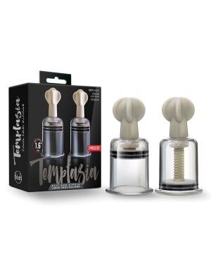 Blush Temptasia Clit & Nipple Large Twist Suckers – Clear Set of 2 by Temptasia product image