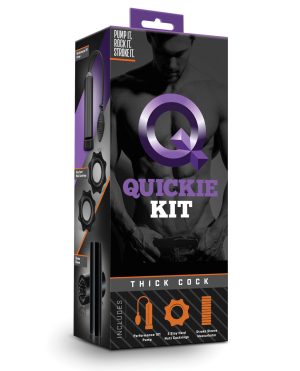 Blush Quickie Kit – Thick Cock Black by Quickie Kit product image