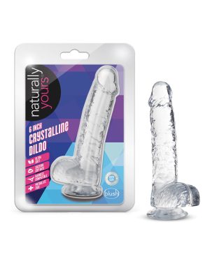 Blush Naturally Yours 6″ Crystalline Dildo – Diamond by Naturally Yours product image