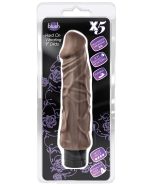 Blush X5 Plus Hard On Vibrating 9″ Dildo – Brown by X5 Plus product image