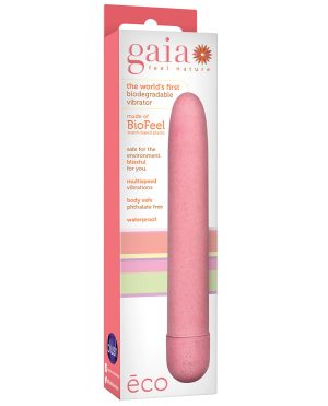 Blush Gaia Biodegradable Vibrator Eco – Coral by Gaia product image