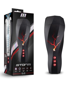 Blush M for Men Storm Suction Powered Stroker – Clear by M for Men product image