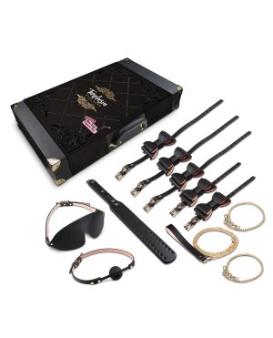 Blush Temptasia Safe Word Bondage Kit w/Suitcase – Black/Pink by Temptasia product image