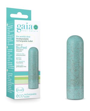 Blush Gaia Eco Rechargeable Bullet – Aqua by Gaia product image