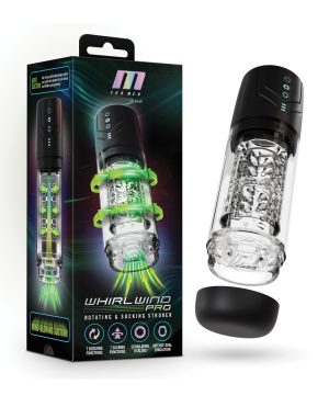 Blush M for Men Whirlwind Pro Stroker – Black by M for Men product image