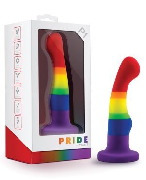 Blush Avant P1 Gay Pride Silicone Dong – Freedom by Avant product image
