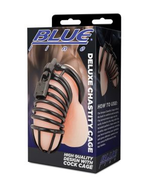 Blue Line Deluxe Chastity Cage – Black by Blue Line product image