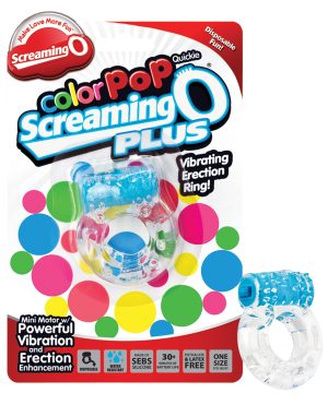 Screaming O Color Pop Quickie O Plus – Blue by Screaming O product image