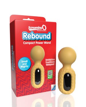 Screaming O Rebound Compact Power Wand – Bumblee Yellow by Screaming O product image
