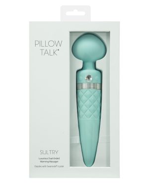 Pillow Talk Sultry Rotating Wand – Teal by Pillow Talk product image