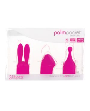 Palm Power Palm Pocket Extended Accessories – 3 Silicone Heads Pink by Palm Power product image