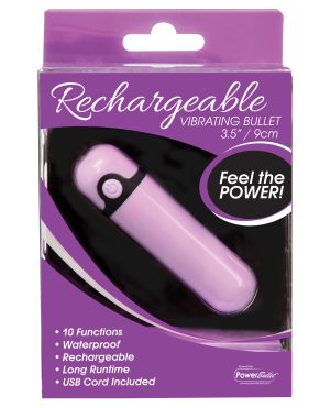 Simple & True Rechargeable Vibrating Bullet – Purple by Swan product image