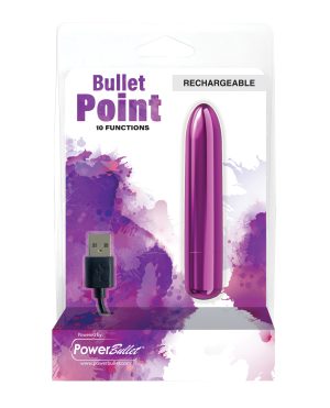 Bullet Point Rechargeable Bullet – 10 Functions Purple by Power Bullet product image
