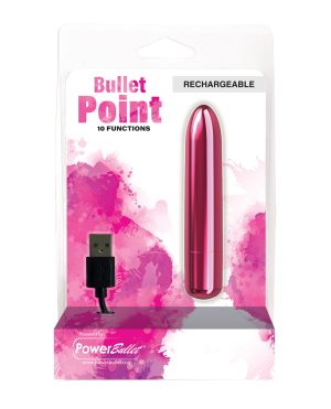 Bullet Point Rechargeable Bullet – 10 Functions Pink by Power Bullet product image