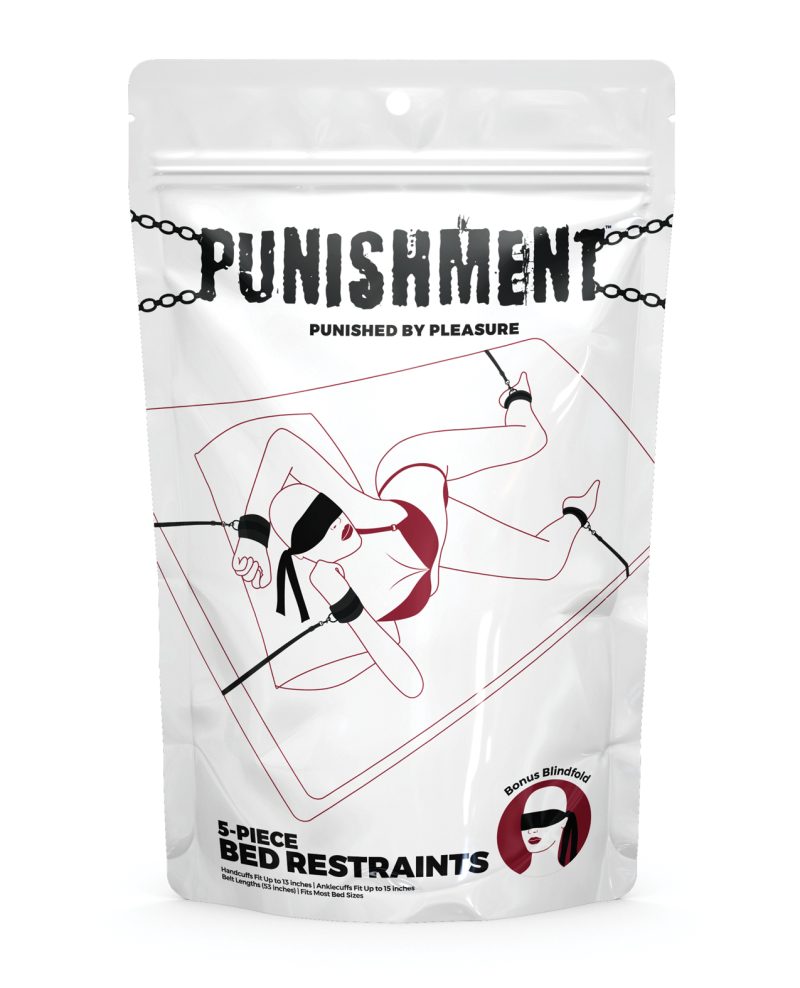 BMS57804 Punishment 5 pc Bed Restraints by Punishment product image