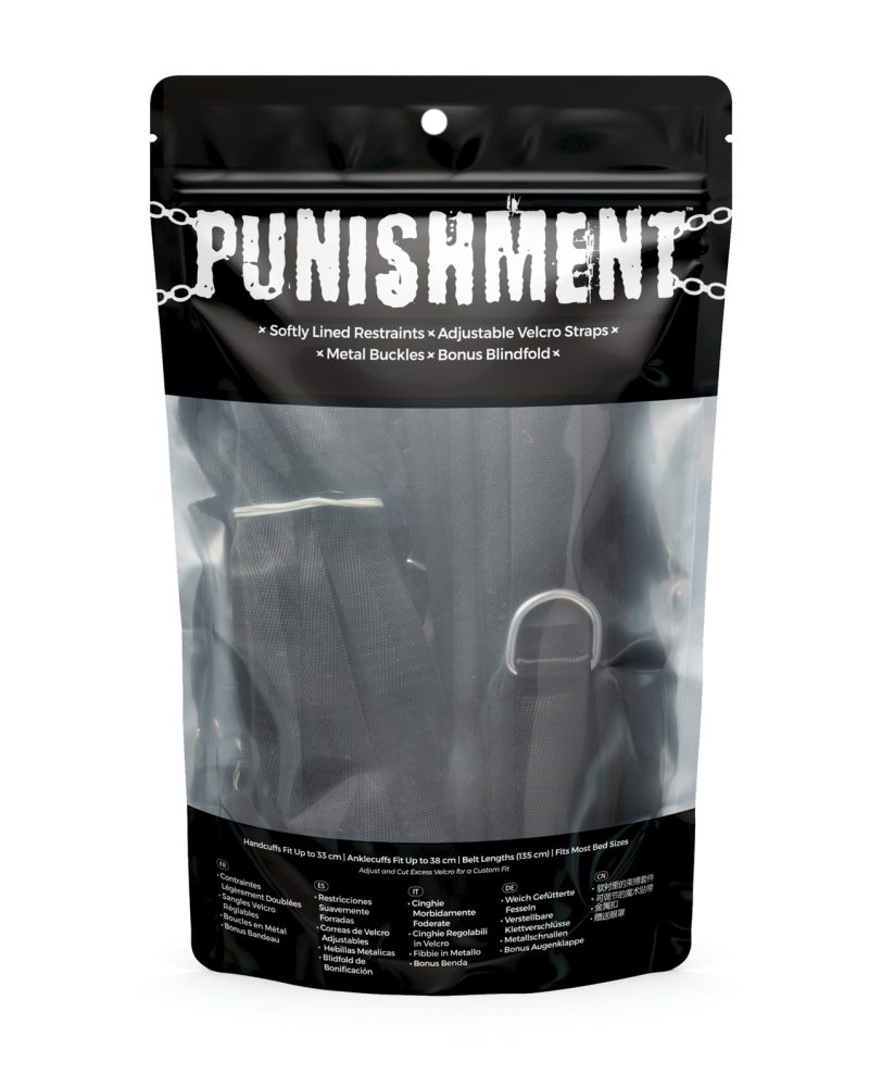 BMS57804a Punishment 5 pc Bed Restraints