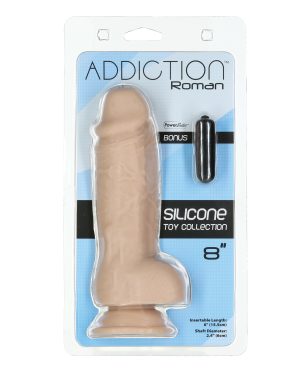 Addiction 8″ Roman Dildo – Beige by Addiction product image