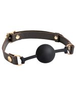 Spartacus Silicone Ball Gag – Brown Leather Strap 43 mm Ball by Spartacus product image