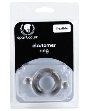 Spartacus Elastomer Cock Ring – Clear by Spartacus product image