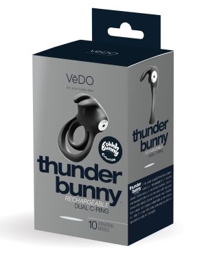 VeDO Thunder Bunny Rechargeable Dual Ring – Black Pearl by VeDO product image