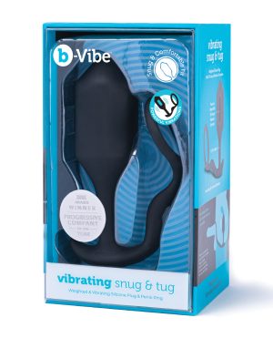 b-Vibe Vibrating Snug & Tug XL – Black by b-vibe product image