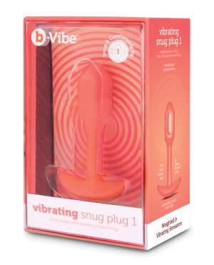 b-Vibe Vibrating Snug Plug – Small Orange by b-vibe product image