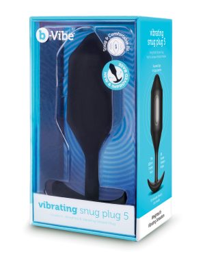 b-Vibe Vibrating Snug Plug – XXLarge Black by b-vibe product image