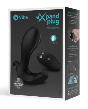b-Vibe Expand Plug – Black by b-vibe product image