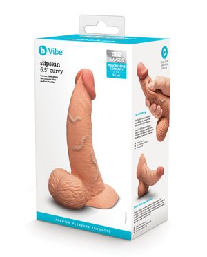 b-Vibe Slipskin 6.5″ Curvy – Mocha by b-vibe product image