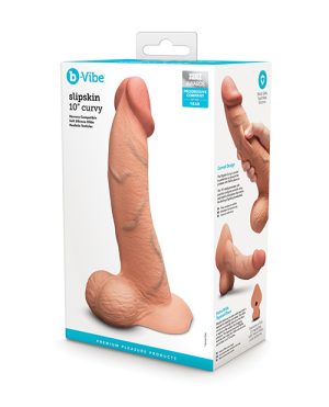 b-Vibe Slipskin 10″ Curvy – Mocha by b-vibe product image