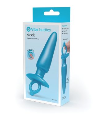 b-Vibe Butties Sleek Tapered Plug – Blue by b-vibe product image